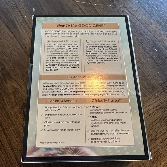 *SOLD* Sunday Riley Good Genes Set - Picture 2 of 2